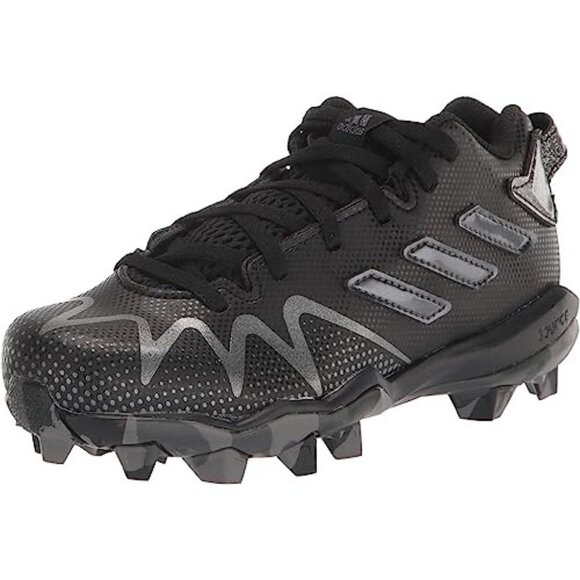 NEW! Adidas Freak Spark MD Child Unisex Black Football Cleats Size 2 - Picture 1 of 11